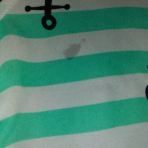 Used Rue21 Anchor Mint Green Top - Picture 3 of 6